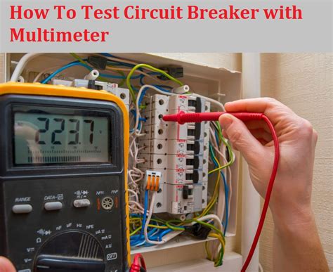 how to check electric breaker box|test a breaker with multimeter.